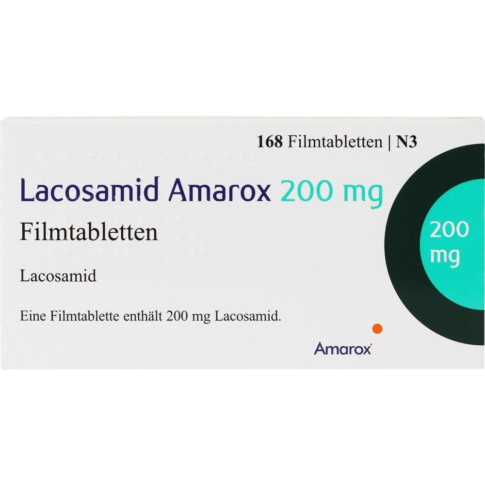 Lacosamid Amarox 200 mg 168 St Filmtabletten