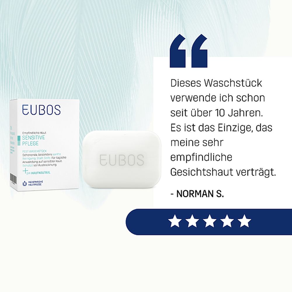 EUBOS SENSITIVE Fest 125 g Seife