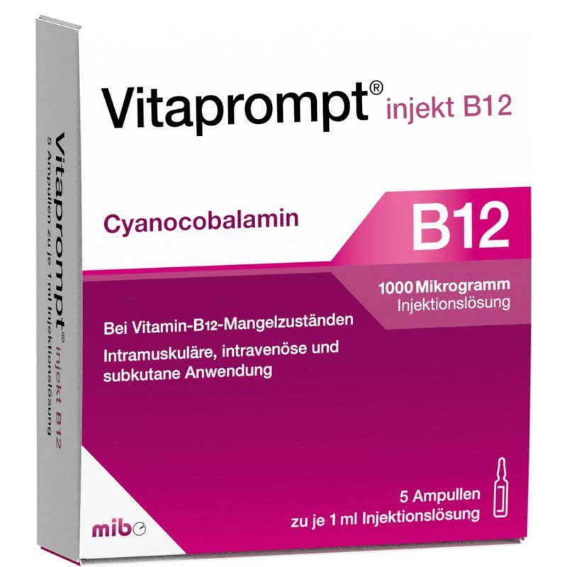 Vitaprompt injekt B 12 1000 µg 5X1 ml Injektionslösung