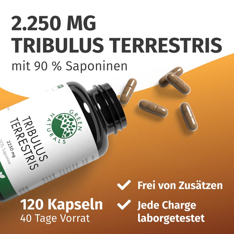 TRIBULUS TERRESTRIS 2250 mg 120 St Kapseln