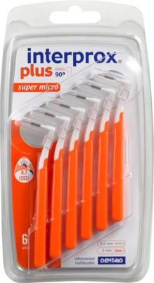 interprox plus super micro orange Interdentalbürsten  6 St Zahnbürste