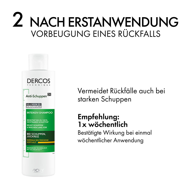 VICHY DERCOS Anti-Schuppen Shampoo trockene Kopfhaut  200 ml Shampoo