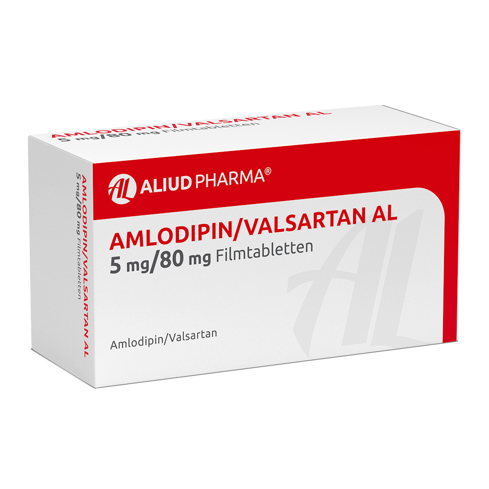 AMLODIPIN / VALSARTAN AL 5mg / 80mg 28 St Filmtabletten