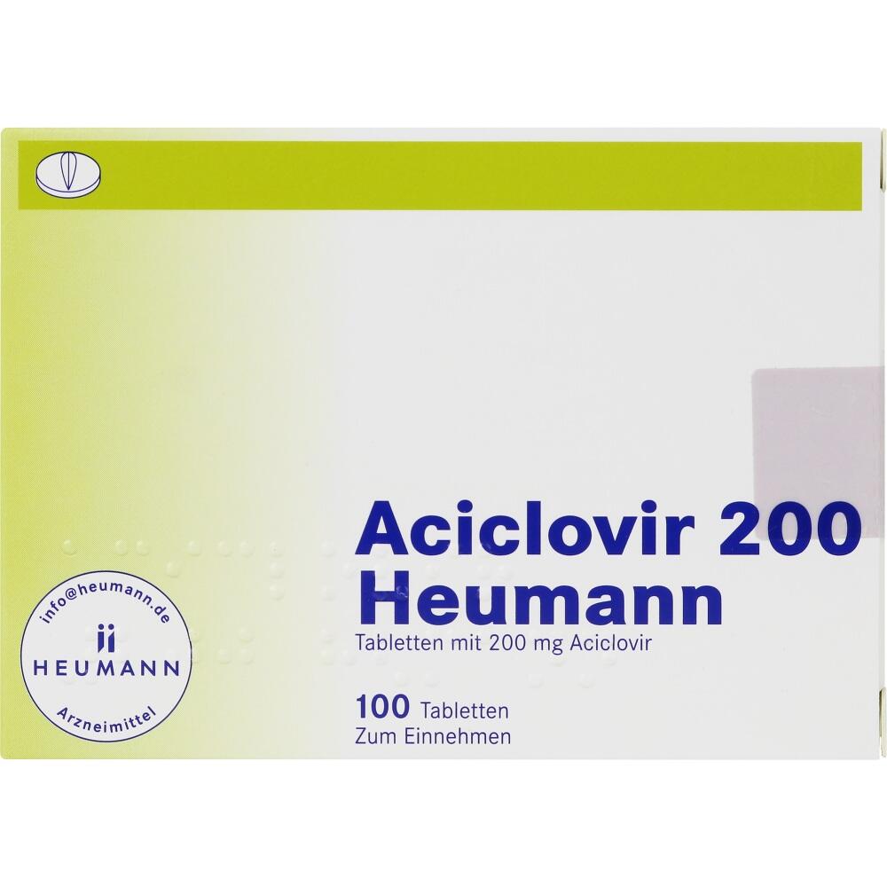 Aciclovir 200 Heumann 100 St Tabletten