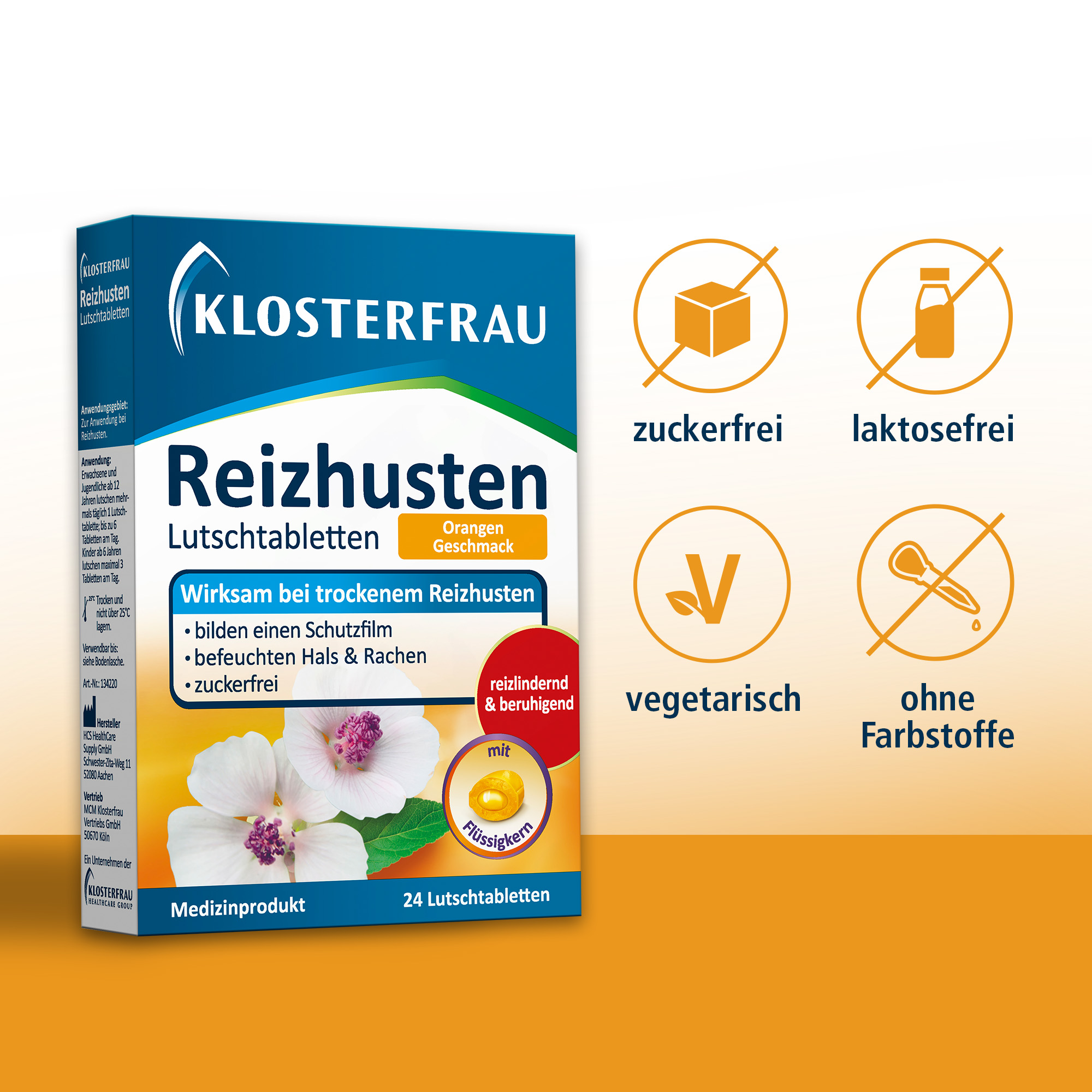 KLOSTERFRAU Reizhusten  24 St Lutschtabletten