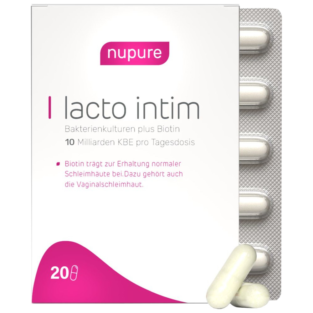 nupure lacto intim 20 St Kapseln magensaftresistent