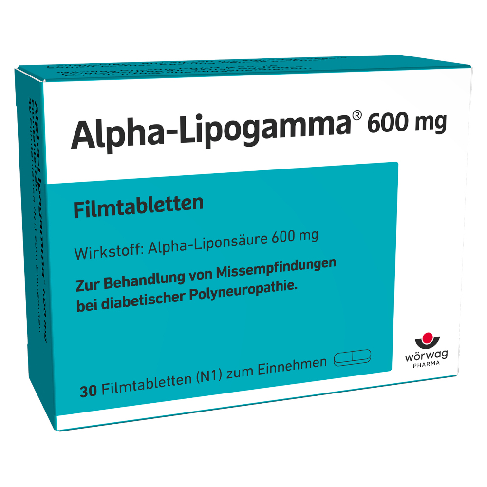 Alpha-Lipogamma 600mg 30 St Filmtabletten