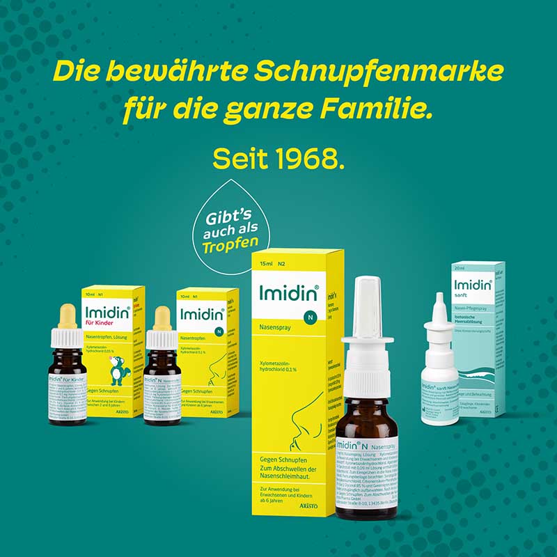 Imidin N Nasenspray Gegen Schnupfen  15 ml Nasenspray
