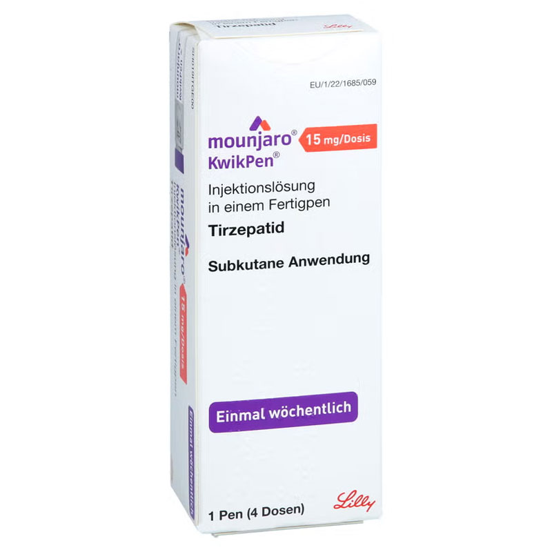 mounjaro 15mg/Dosis KwikPen 1 St Injektionslösung