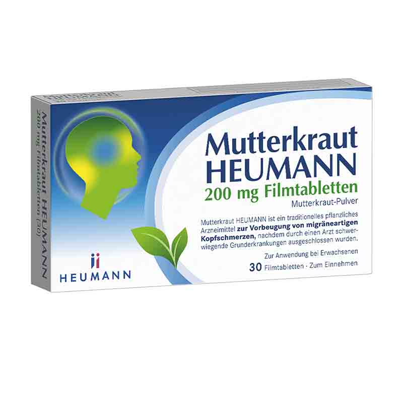 Mutterkraut HEUMANN 200 mg 30 St Filmtabletten