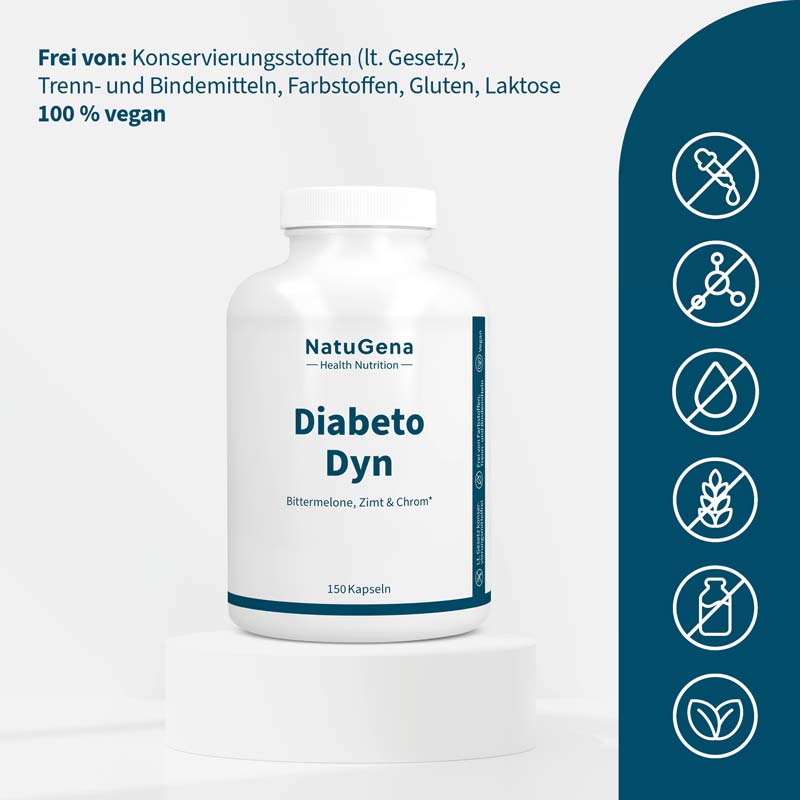 NatuGena DiabetoDyn 150 St Kapseln