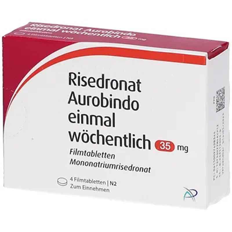 Risedronat Aurobindo einmal wöchentlich 35 mg 4 St Filmtabletten