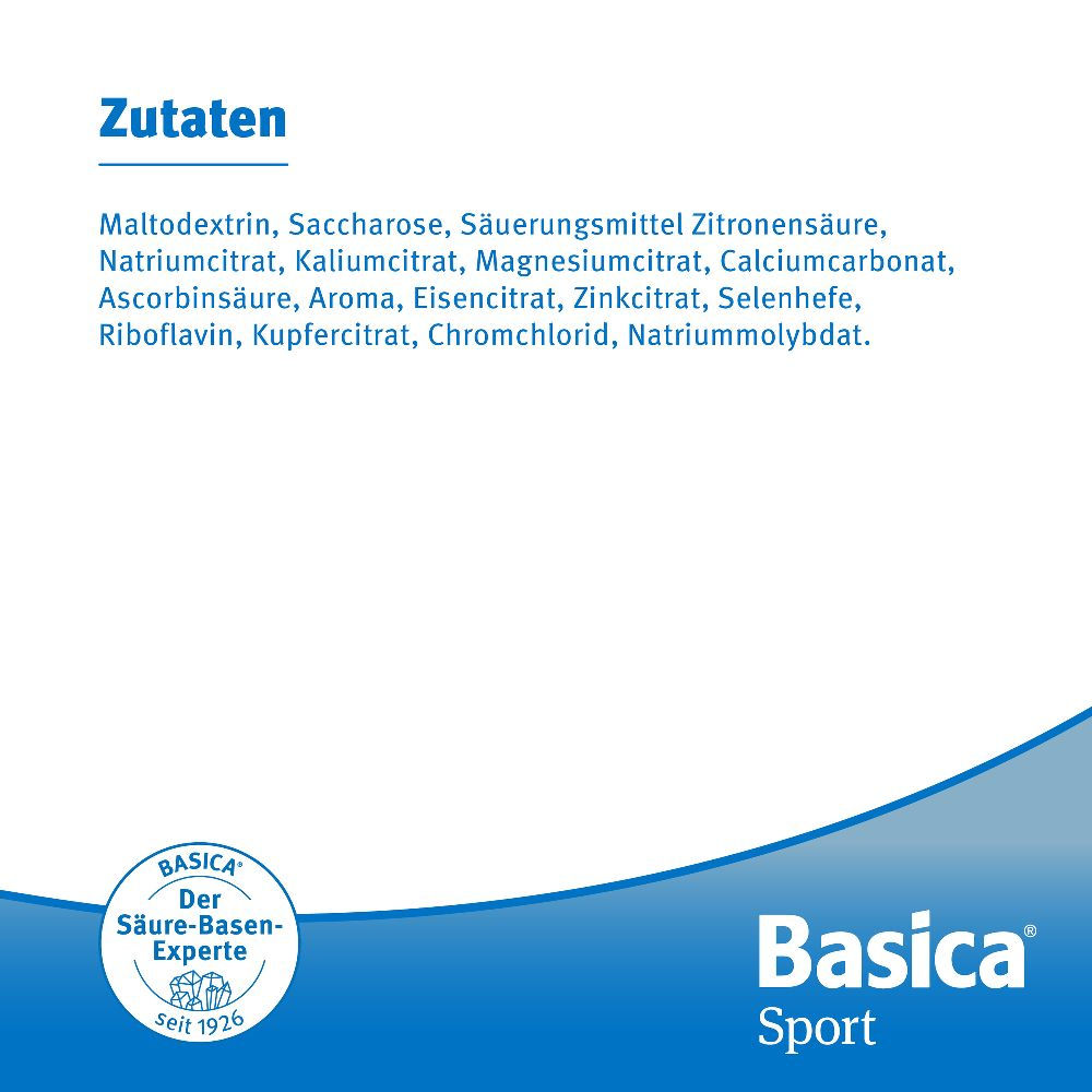 Basica Sport 660 g Pulver