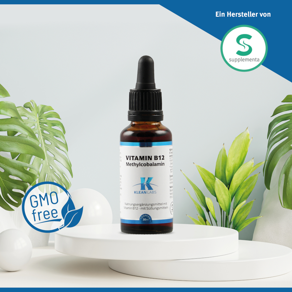 KLEAN LABS VITAMIN B12 Methylcobalamin 30 ml Flüssigkeit