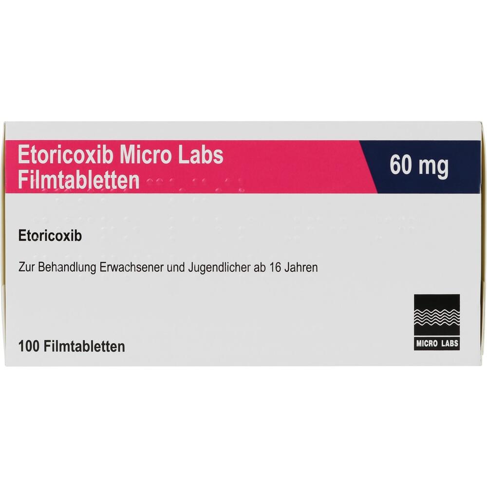 Etoricoxib Micro Labs 60mg 100 St Filmtabletten