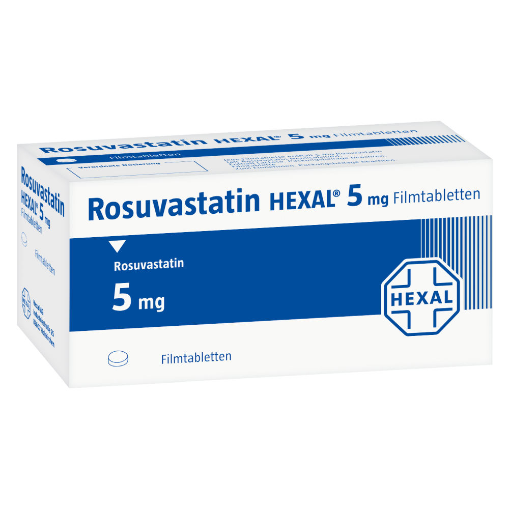 Rosuvastatin Hexal 5 mg Filmtabletten 100 St Filmtabletten