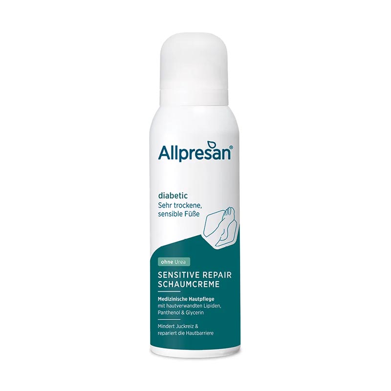 Allpresan diabetic INTENSIV REPAIR Ohne Urea SCHAUM-CREME 125 ml Schaum