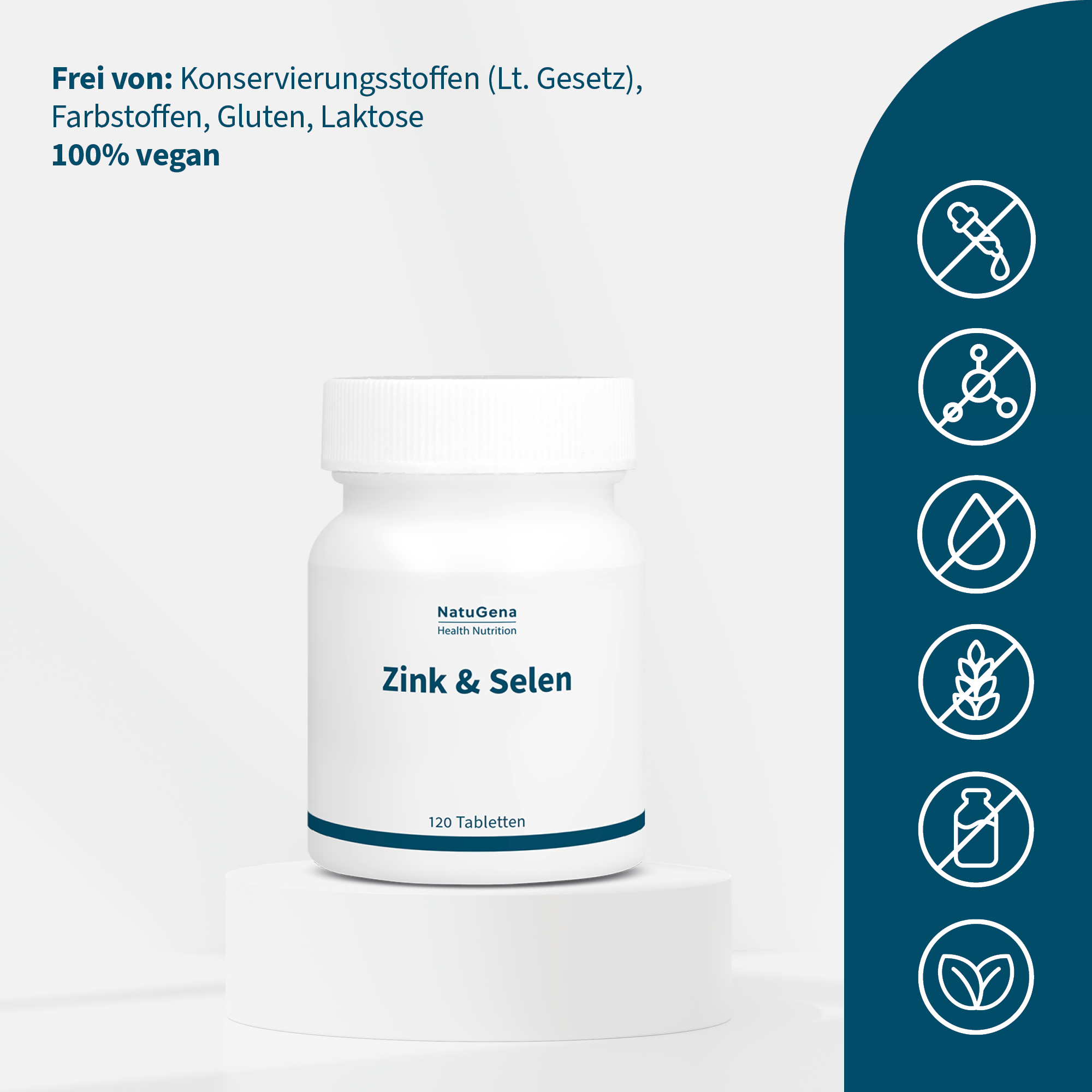 NatuGena Zink & Selen 120 St Tabletten