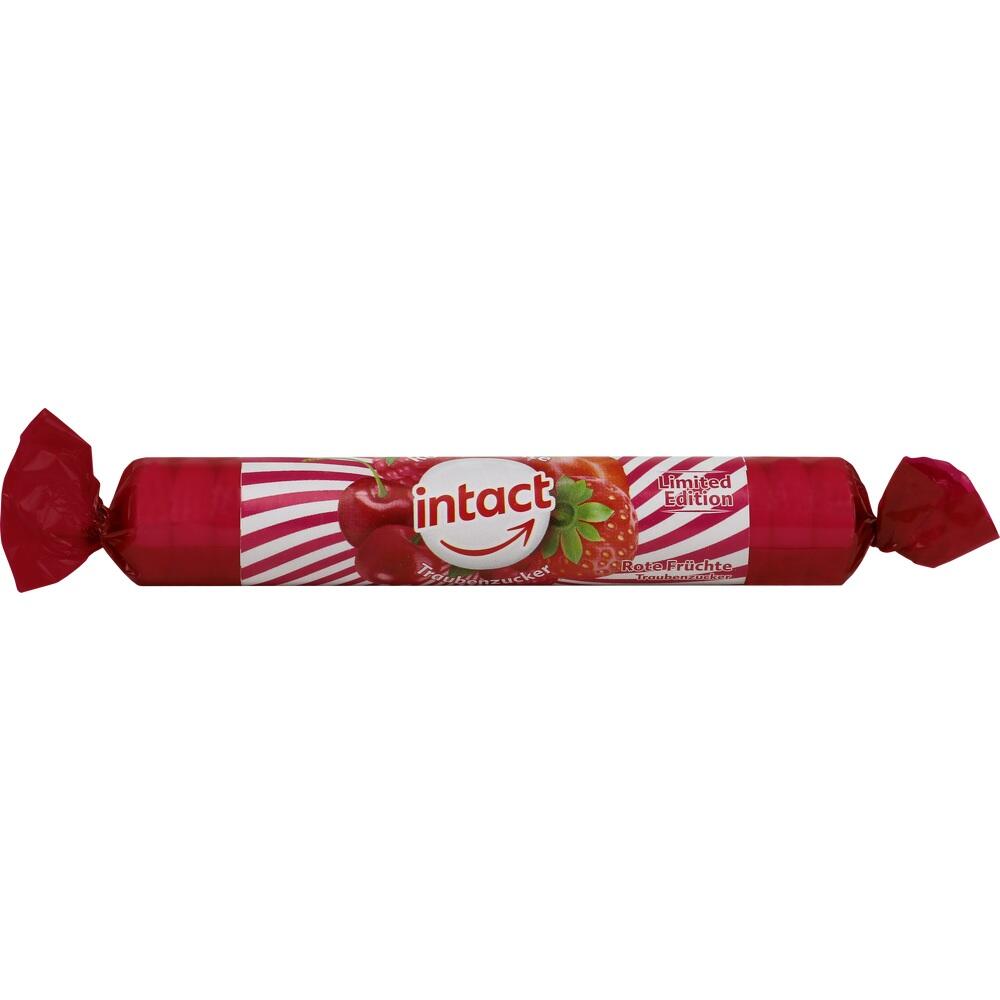 Intact Traubenzucker Rolle rote Früchte 40 g Bonbons