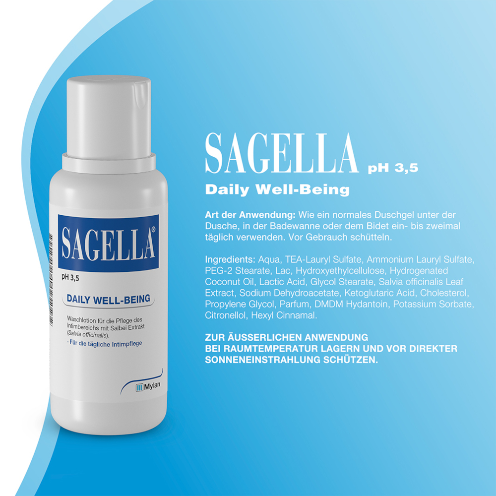 SAGELLA pH 3,5 DAILY WELL-BEING 500 ml Emulsion