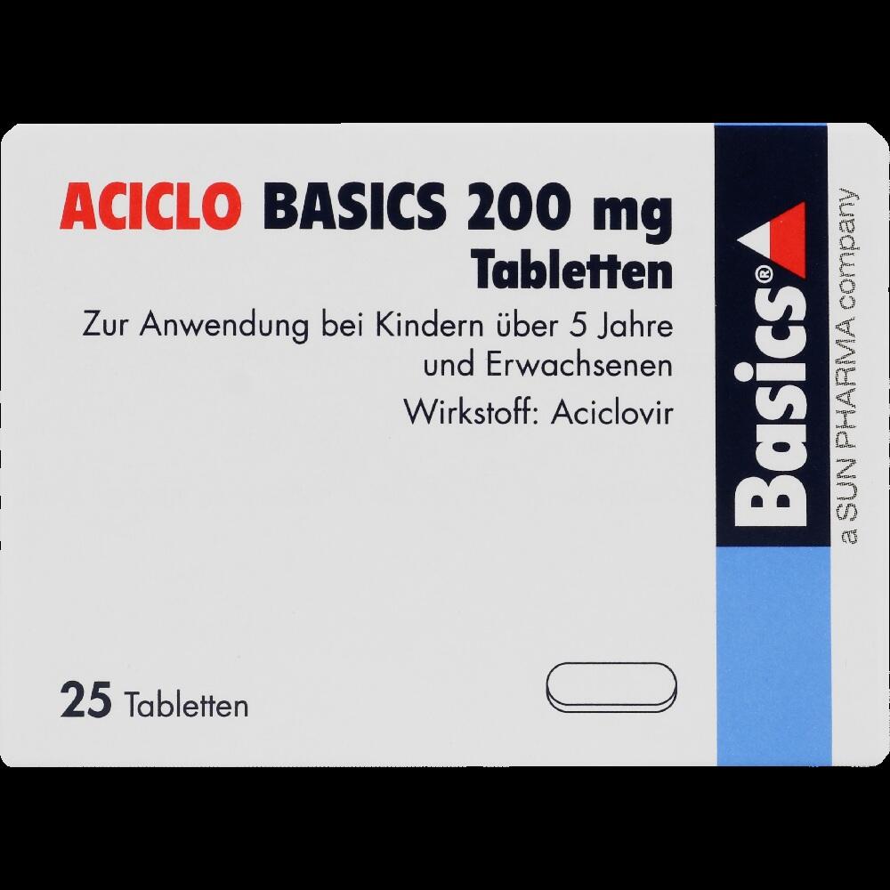 Aciclo BASICS 200mg 25 St Tabletten