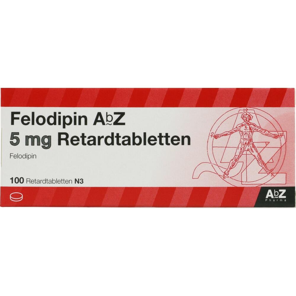 Felodipin AbZ 5mg 100 St Retard-Tabletten