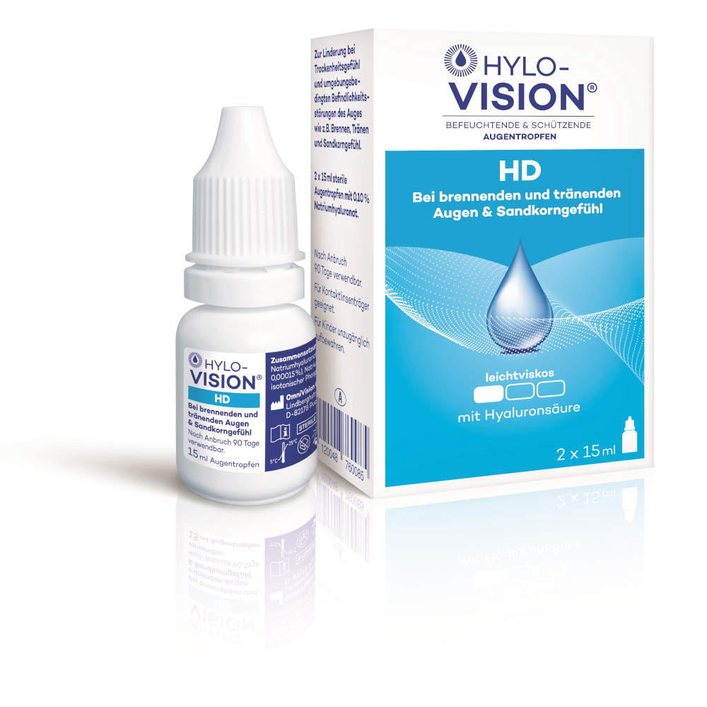 HYLO-VISION HD 2X15 ml Augentropfen