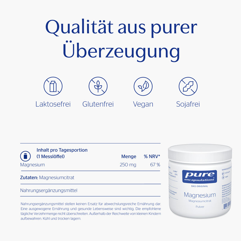 pure encapsulations Magnesium 107 g Pulver