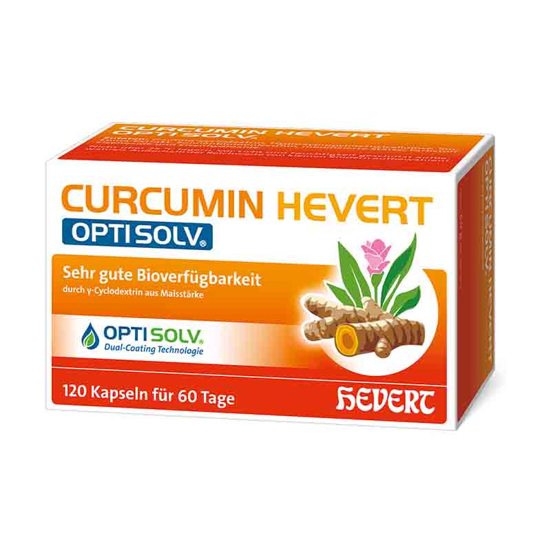 CURCUMIN HEVERT OPTISOLV 120 St Kapseln