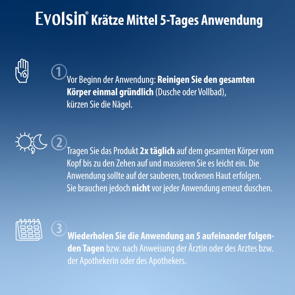 Evolsin Krätze Mittel 150 ml Emulsion