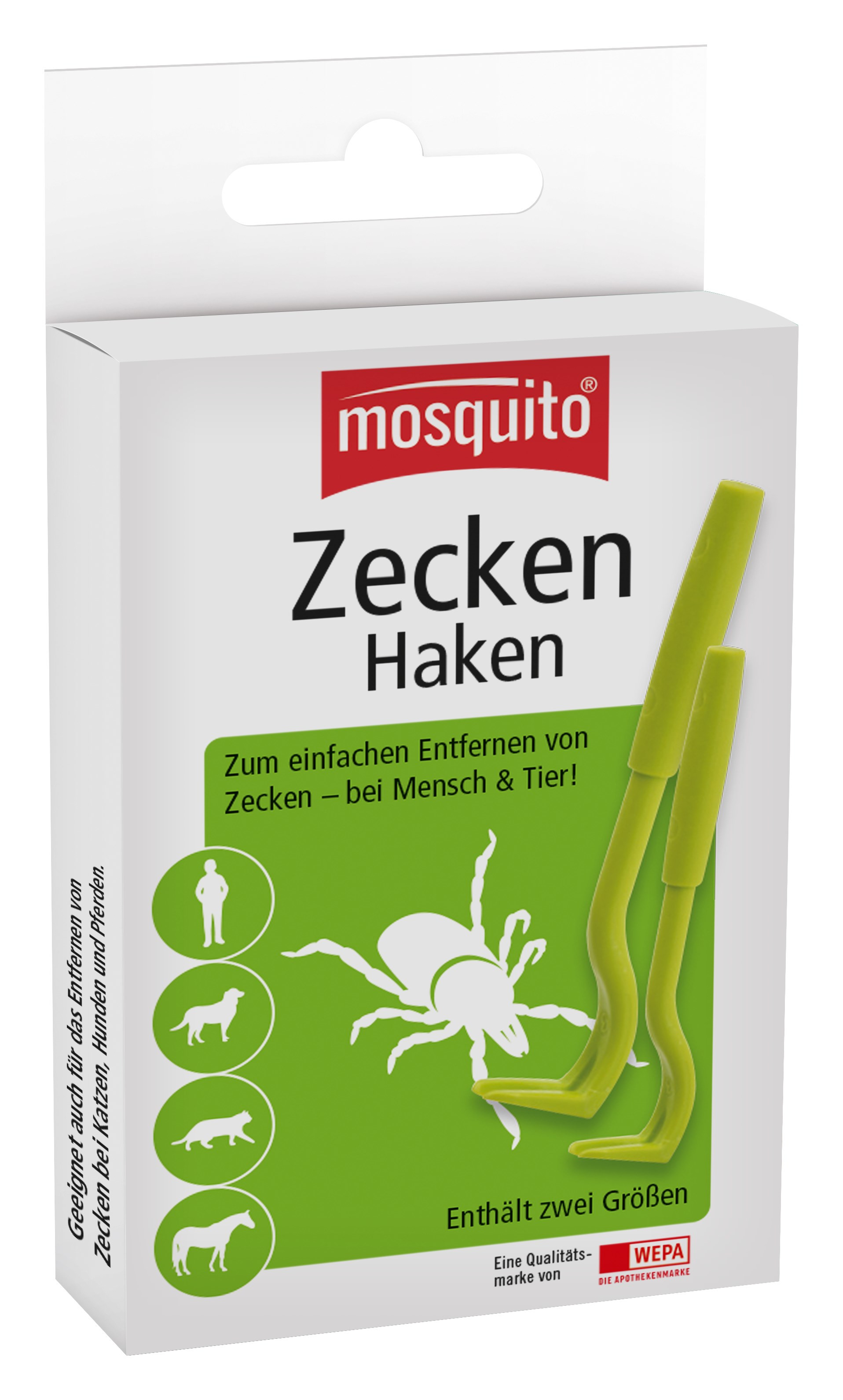 mosquito Zecken Haken 2 St
