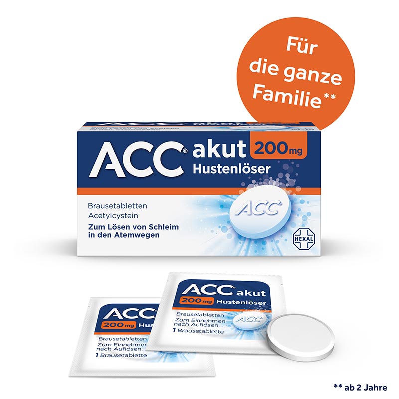 ACC akut 200 mg Hustenl&ouml;ser 20 St Brausetabletten