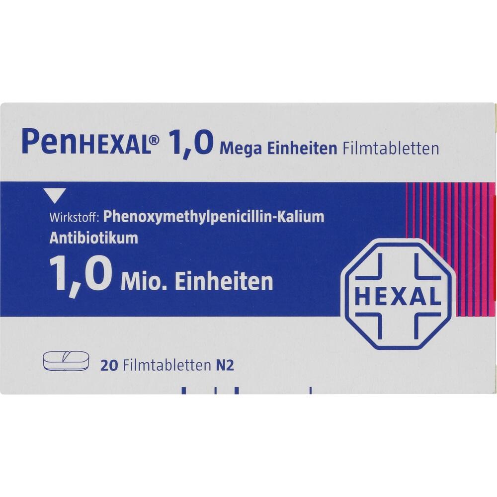 PenHEXAL 1,0  Mega 20 St Filmtabletten