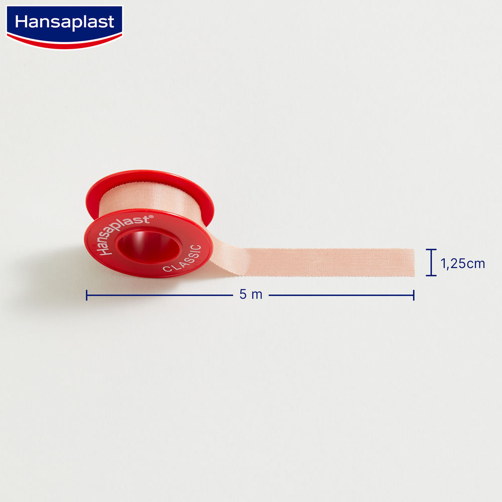Hansaplast Classic 5m x 1,25cm 1 St Pflaster