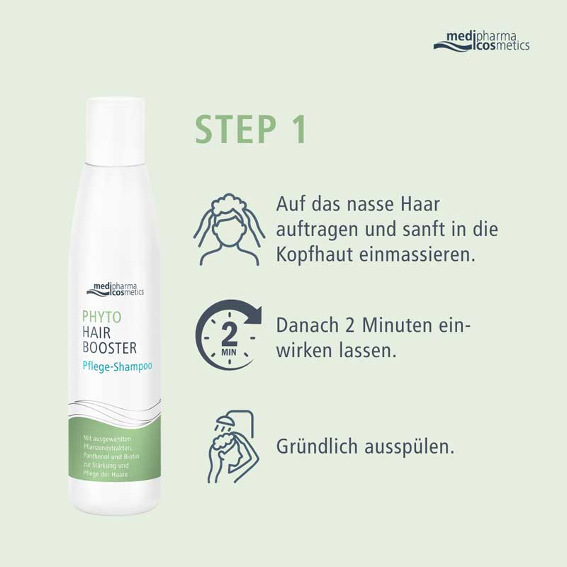 PHYTO HAIR Booster Pflege-Shampoo 200 ml Shampoo