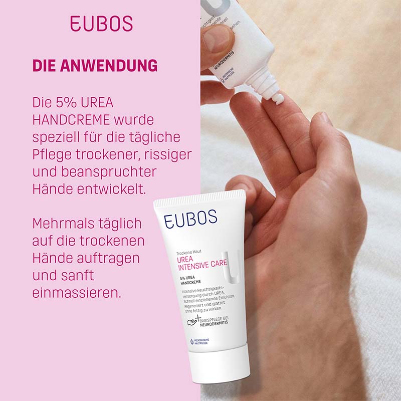 EUBOS UREA INTENSIVE CARE 5% UREA HANDCREME 75 ml Creme