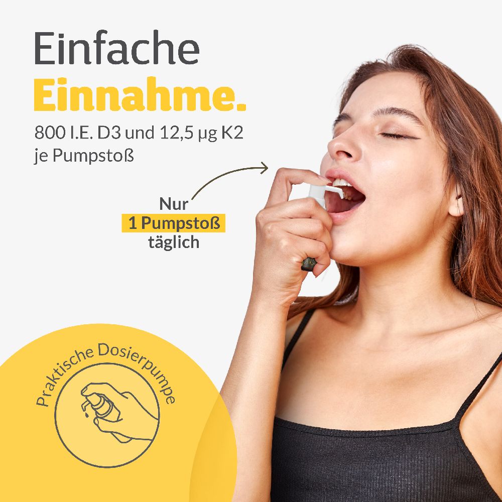 MULTI vitDK Vitamin D3 + K2 10 ml Pumplösung