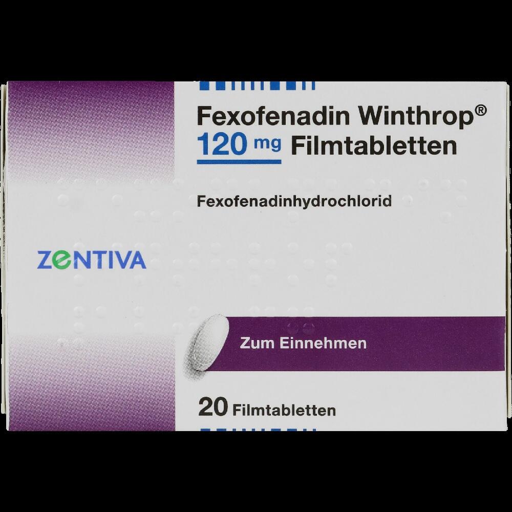 Fexofenadin Winthrop 120mg 20 St Filmtabletten