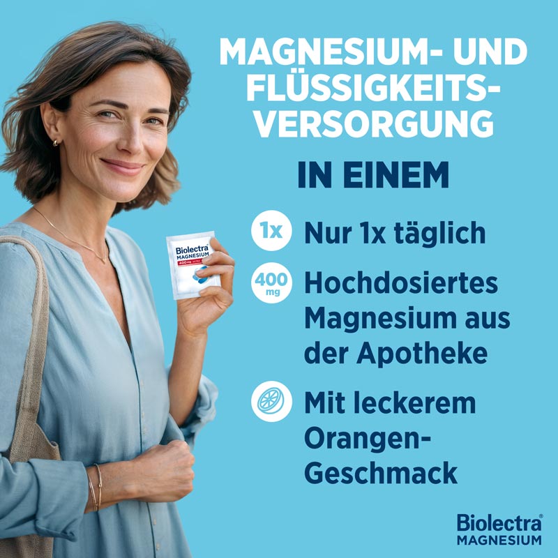 Biolectra MAGNESIUM 400mg ULTRA Orange 40 St Granulat