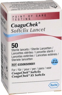 COAGUCHEK Softclix Lancet 50 St Lanzetten