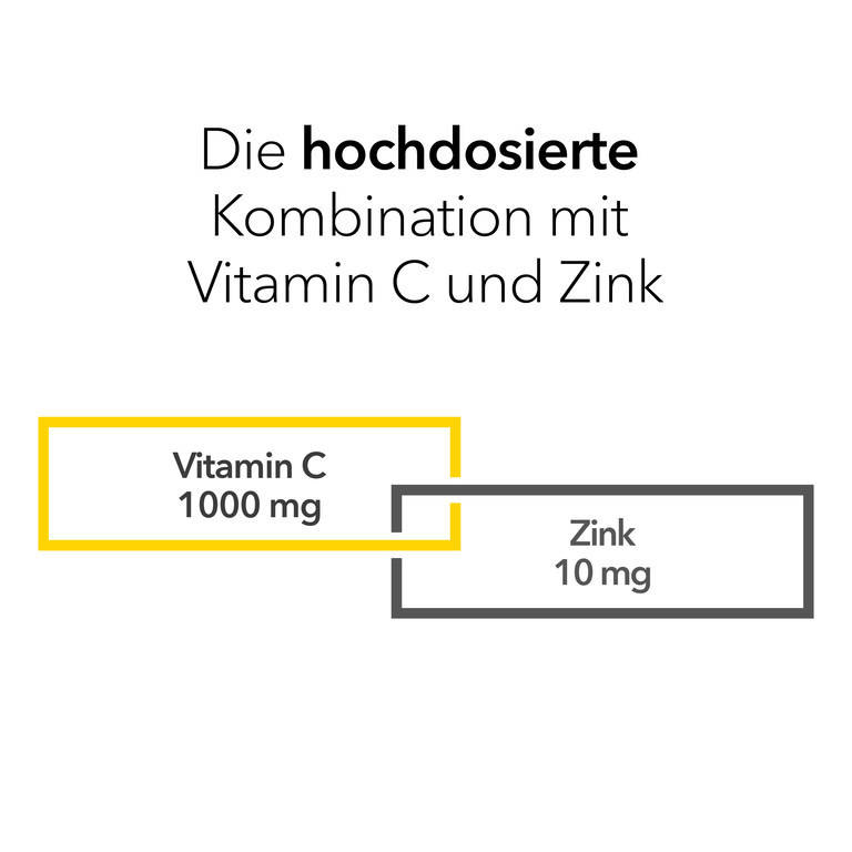 Vitamin C plus Zink-ratiopharm 20 St Brausetabletten