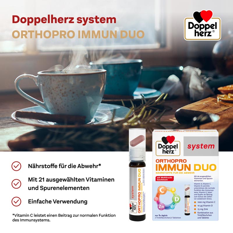 Doppelherz system ORTHOPRO IMMUN DUO 30 St Trinkampullen
