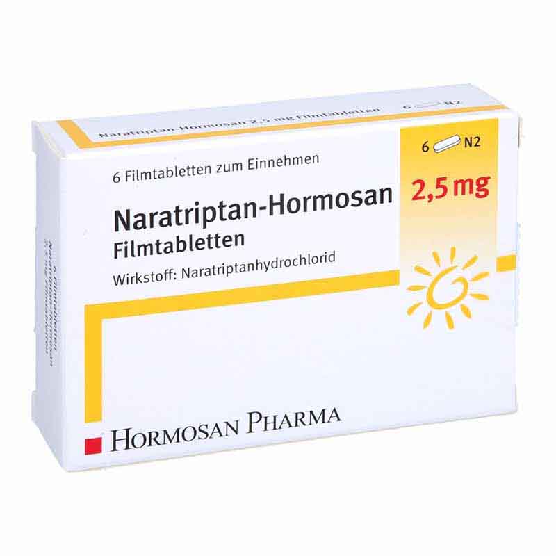 Naratriptan-Hormosan 2,5 mg 6 St Filmtabletten 6 St Filmtabletten