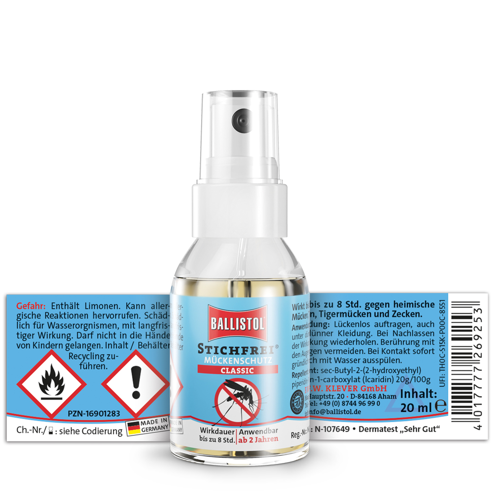 BALLISTOL Stichfrei Mückenschutz 20 ml Spray