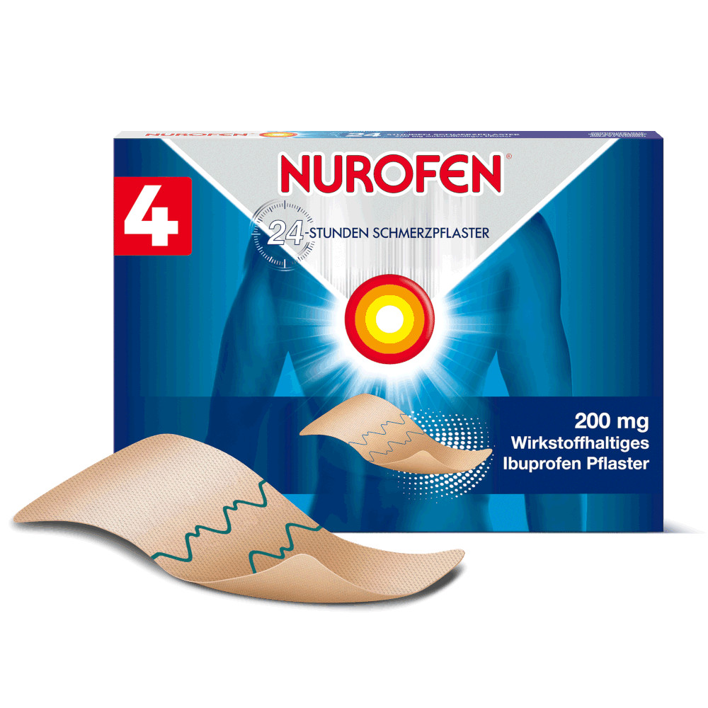 NUROFEN 24-STUNDEN SCHMERZPFLASTER 4 St Pflaster