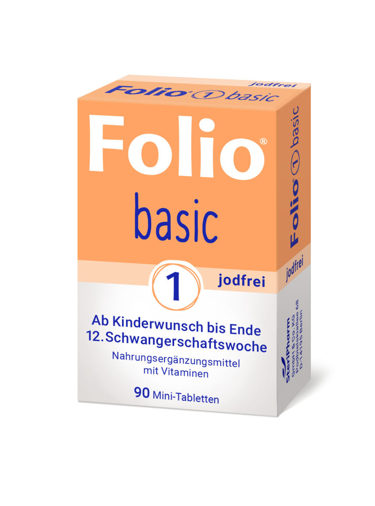 Folio 1 basic jodfrei 90 St Filmtabletten