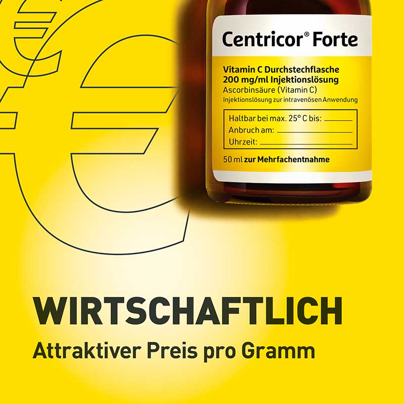 Centricor Forte Vitamin C 20X50 ml Injektionslösung