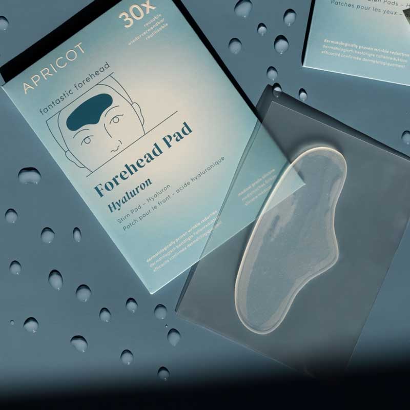 APRICOT Stirn Pad mit Hyaluron, wiederverwendbar 1 St