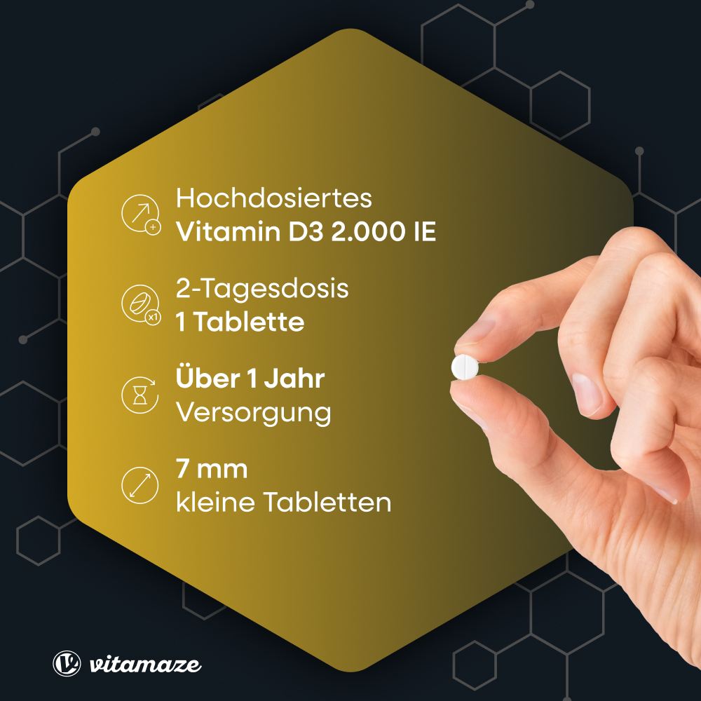 vitamaze VITAMIN D3 2000 i.E. 240 St Tabletten