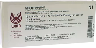 Cerebellum Gl D12 Ampullen 10X1 ml Ampullen